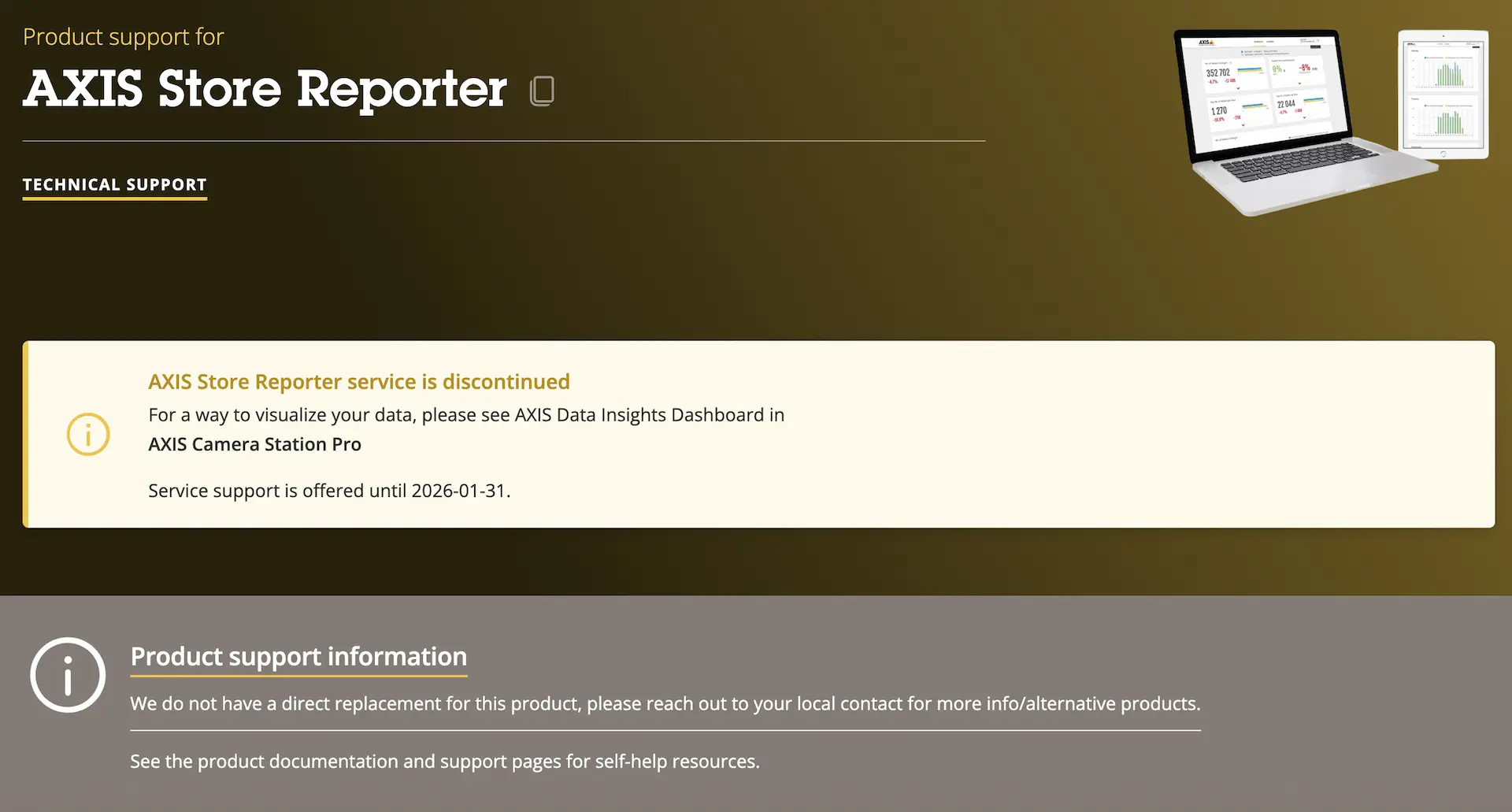 Axis Store Reporter End of Life: What Shopping Centers Need to Know