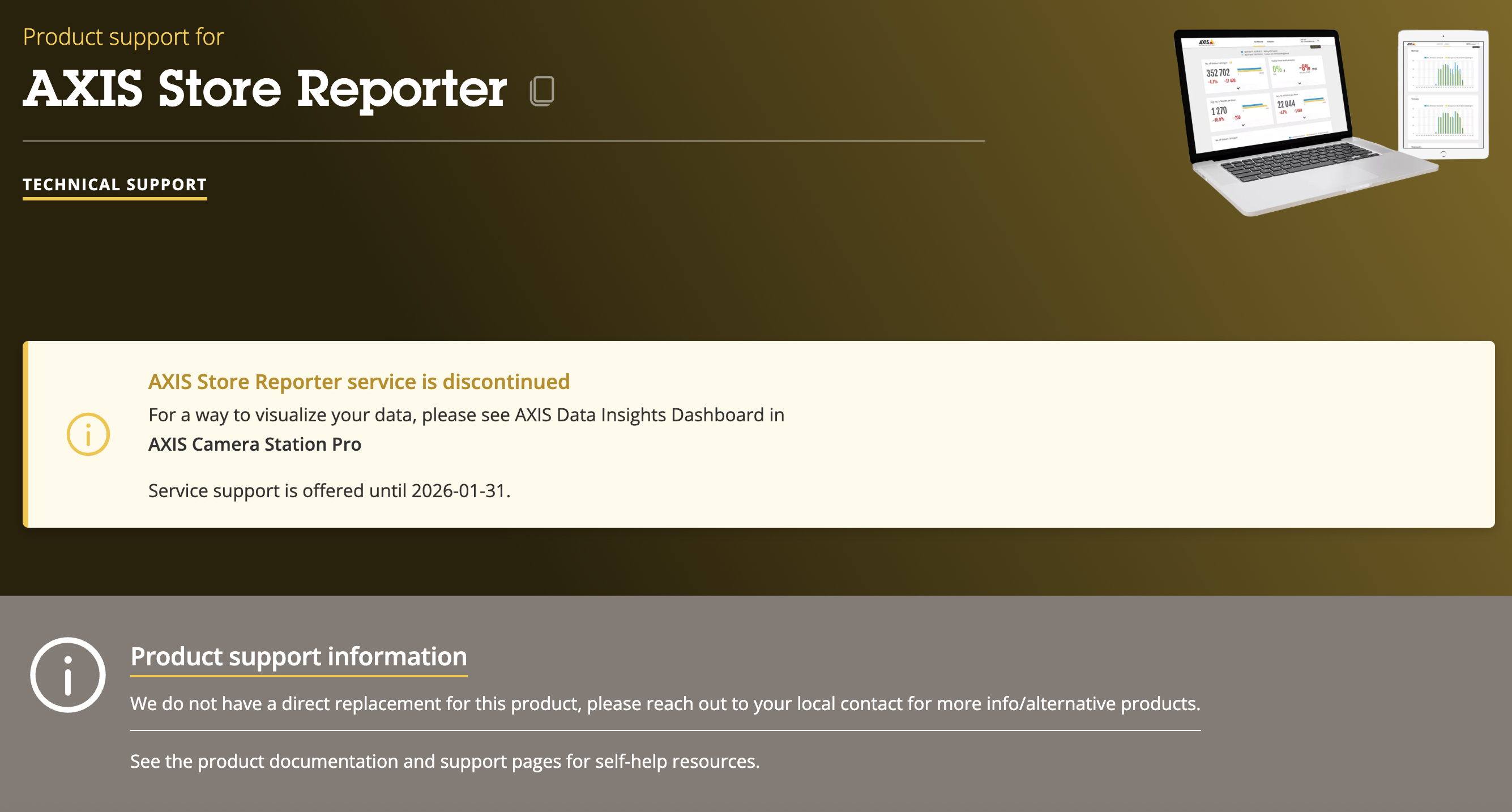 Axis Store Reporter End of Life: What Shopping Centers Need to Know